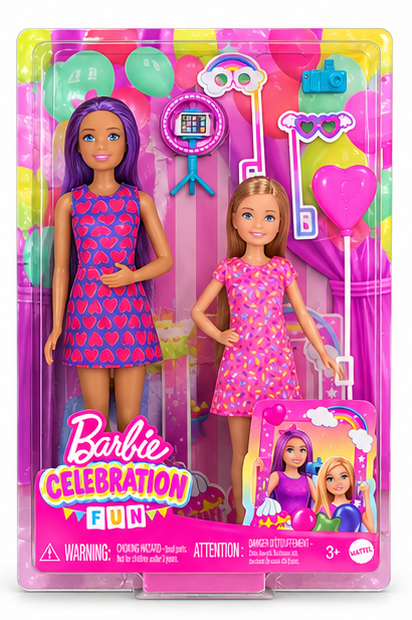 Barbie Celebration Fun Doll Set with Accessories