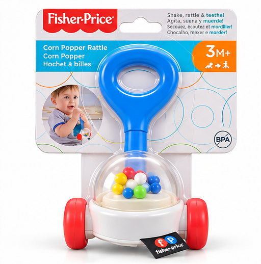 Fisher-Price Corn Popper Rattle – Baby Toy