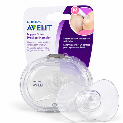 Philips Avent Nipple Shields, Medium (21 mm), with Sterilising Case