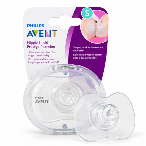 Philips Avent Nipple Shields, Small (15 mm), with Sterilising Case
