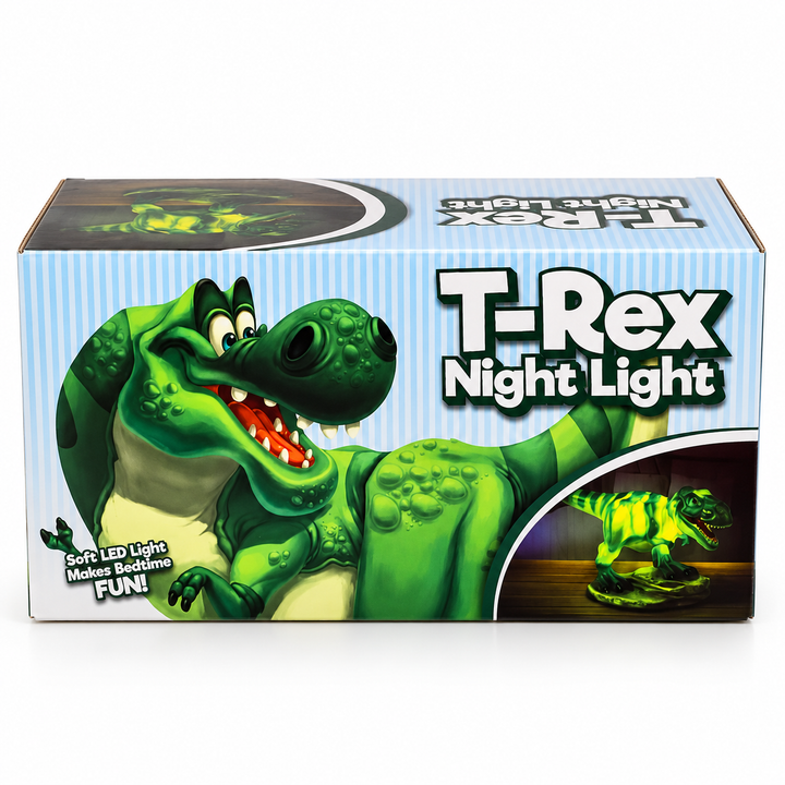 T-Rex Dinosaur Night Light – Soft LED Bedroom Light