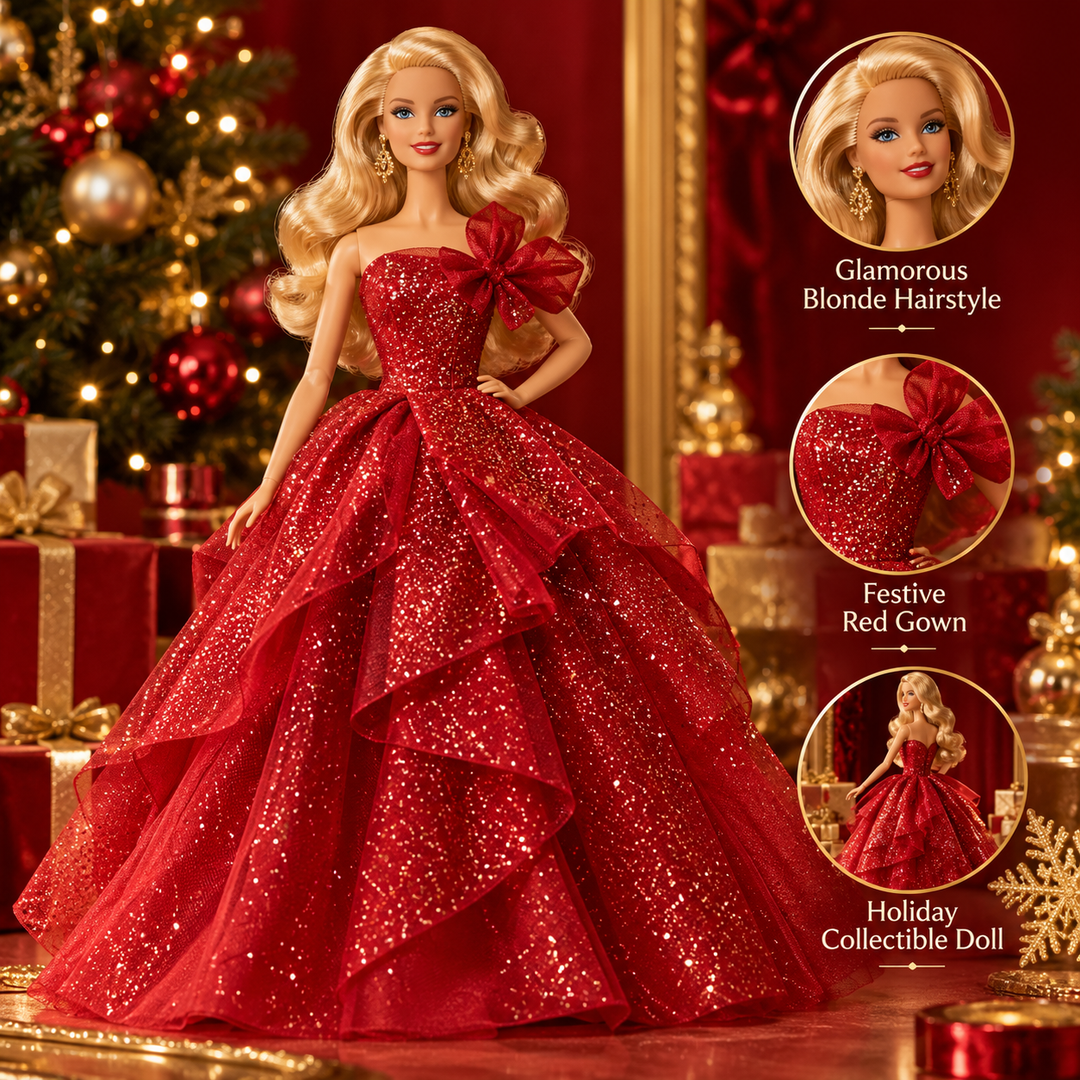 Barbie 2025 Holiday Doll – Special Edition Collectible Fashion Doll