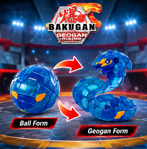 Bakugan Geogan Rising – Geogan Transforming Figure