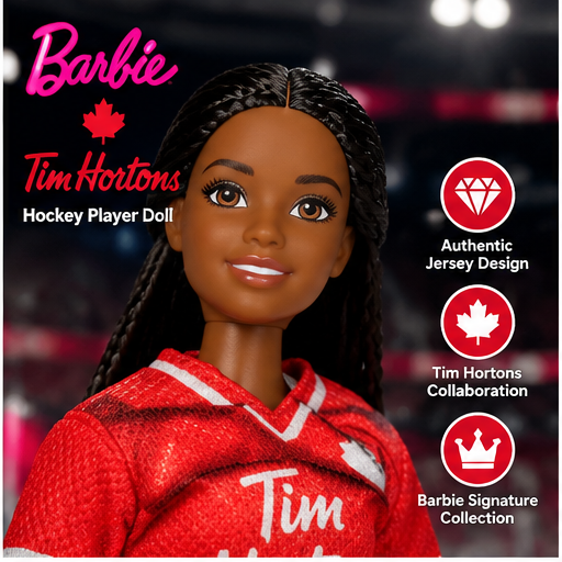 Barbie Signature Tim Hortons Collectible Doll – Hockey-Themed Outfit
