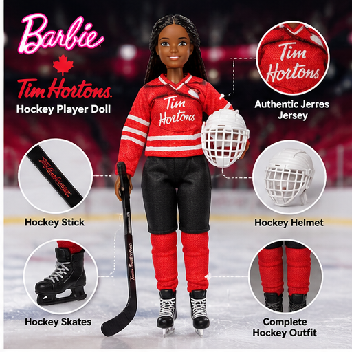 Barbie Signature Tim Hortons Collectible Doll – Hockey-Themed Outfit