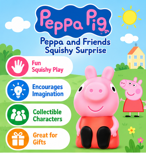 Peppa Pig Squishy Surprise Collectible Toy