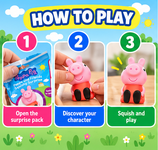 Peppa Pig Squishy Surprise Collectible Toy