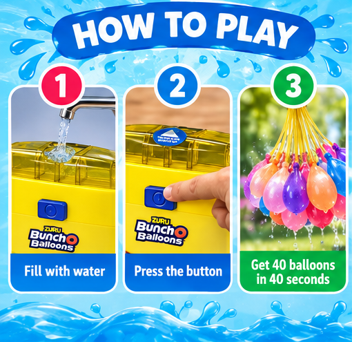 ZURU Bunch O Balloons – Self-Sealing Party Balloons