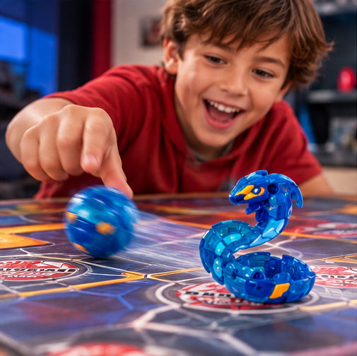 Bakugan Geogan Rising – Geogan Transforming Figure