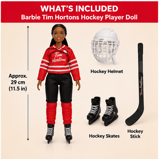 Barbie Signature Tim Hortons Collectible Doll – Hockey-Themed Outfit