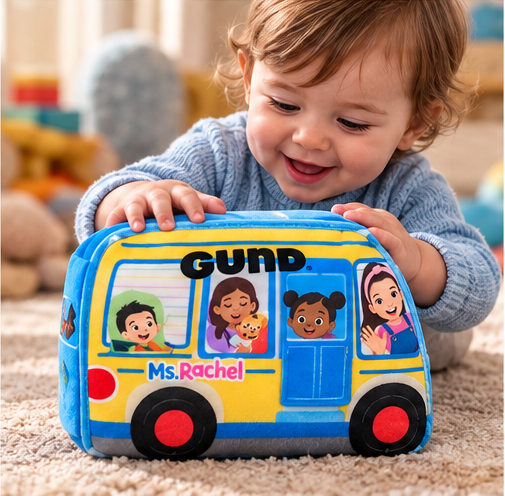 Ms. Rachel Funny Time Activity Bus – Soft Sensory Toy