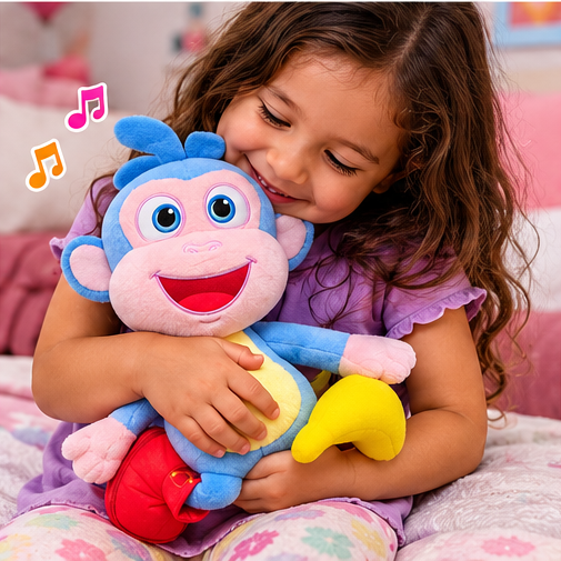 Dora the Explorer Bananas for Boots Musical Plush Toy – 2 Songs
