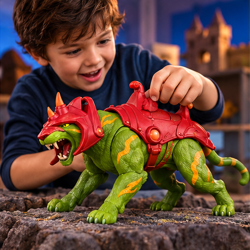 Jurassic World Rebirth Deluxe Battle Cat Dinosaur Figure