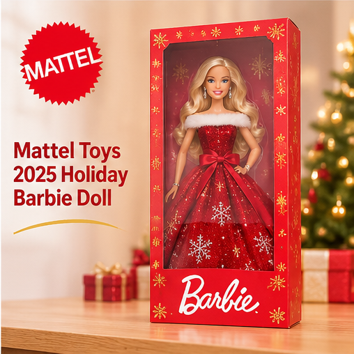 Barbie 2025 Holiday Doll – Special Edition Collectible Fashion Doll