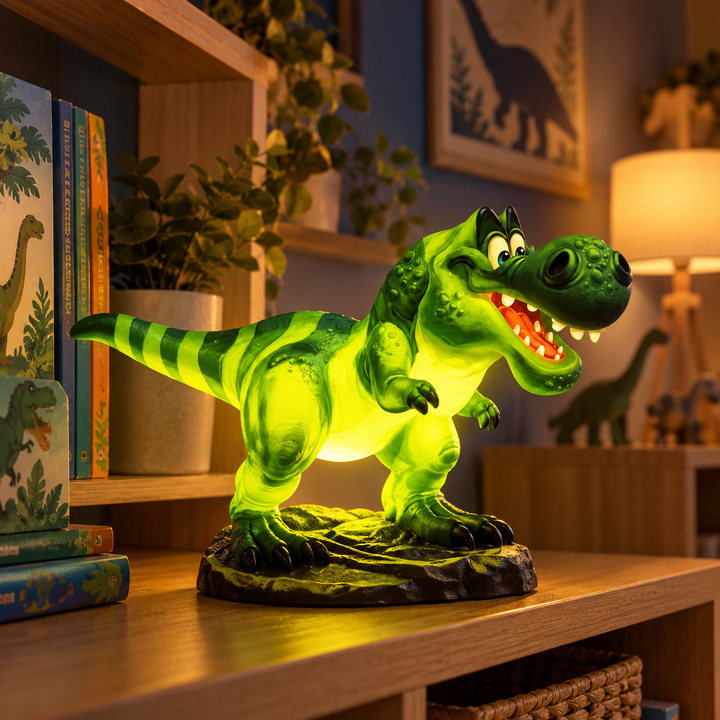 T-Rex Dinosaur Night Light – Soft LED Bedroom Light