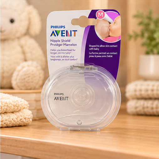 Philips Avent Nipple Shields, Medium (21 mm), with Sterilising Case