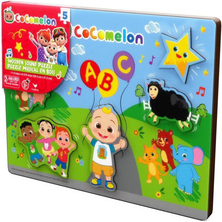 CoComelon Musical Wooden Puzzle