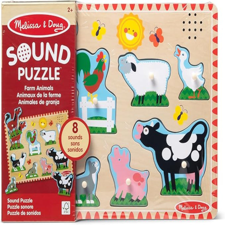 Melissa & Doug Animals Sound Puzzle