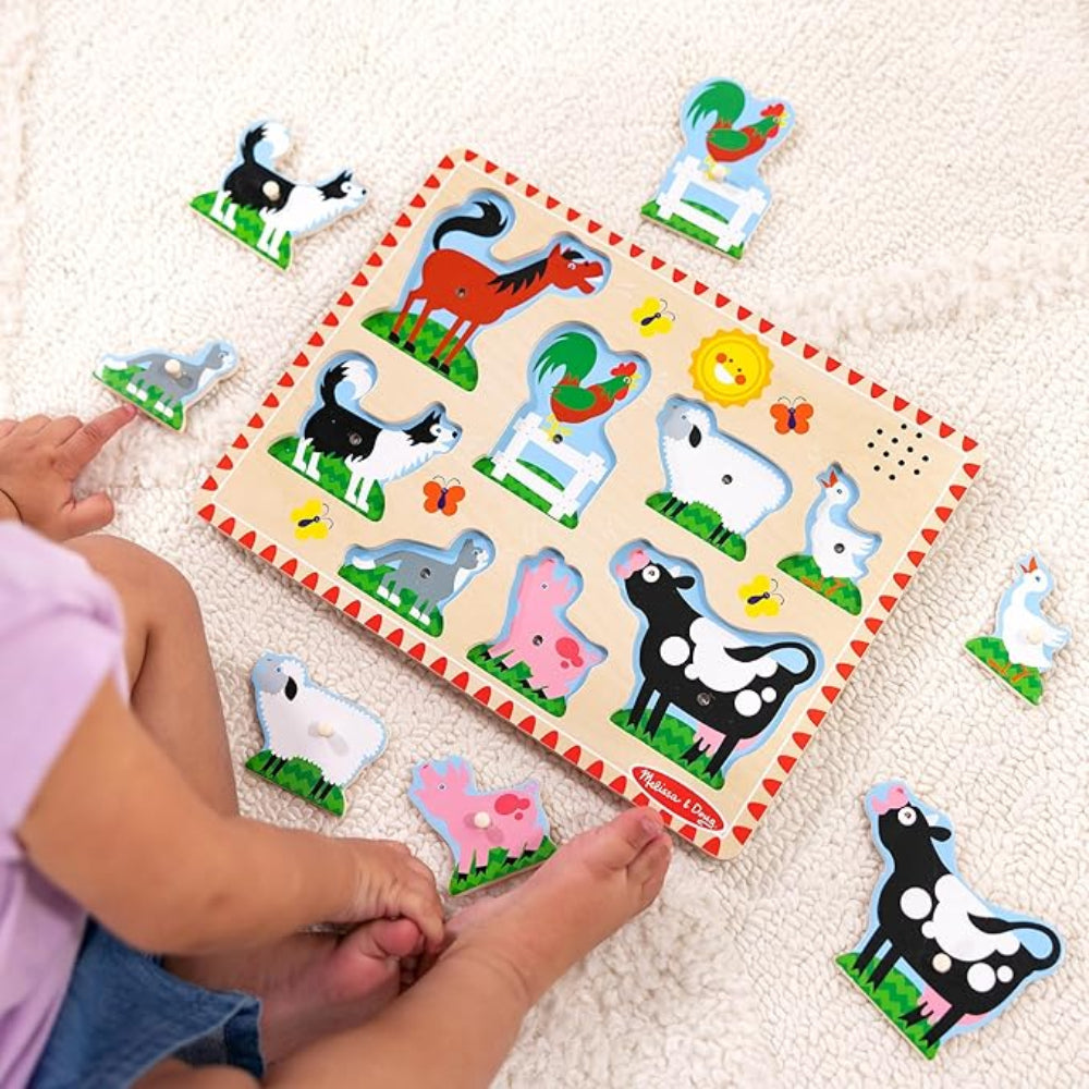 Melissa & Doug Animals Sound Puzzle