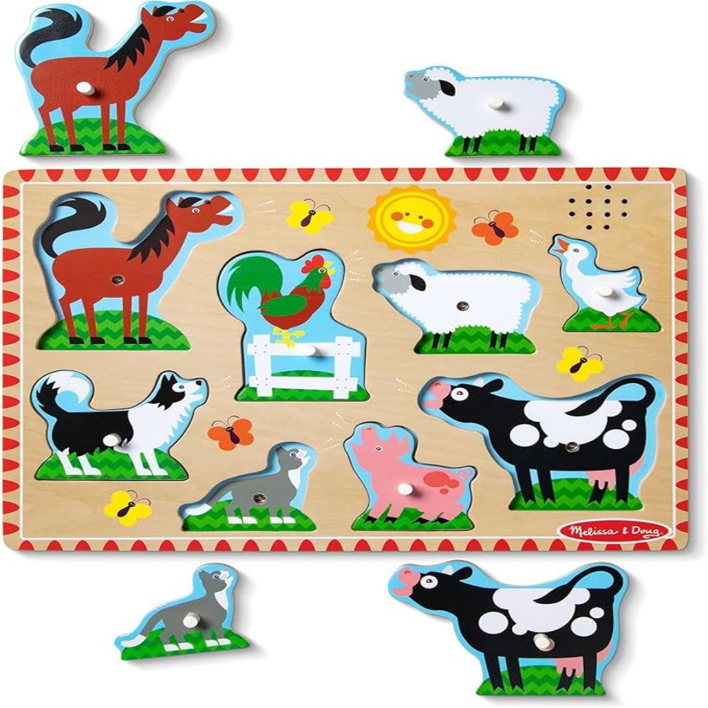 Melissa & Doug Animals Sound Puzzle