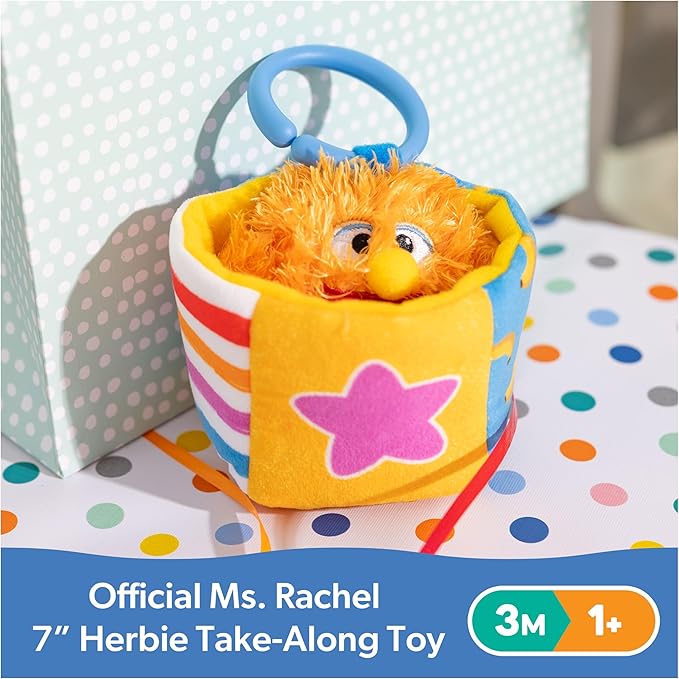 Ms. Rachel Herbie Sensory Take-Along Toy