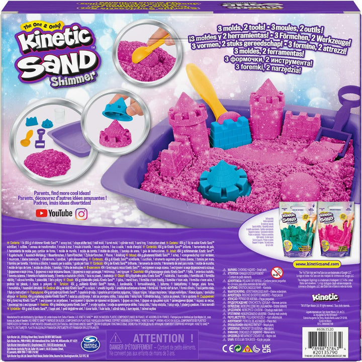 Kinetic Sand Shimmer Castle Playset