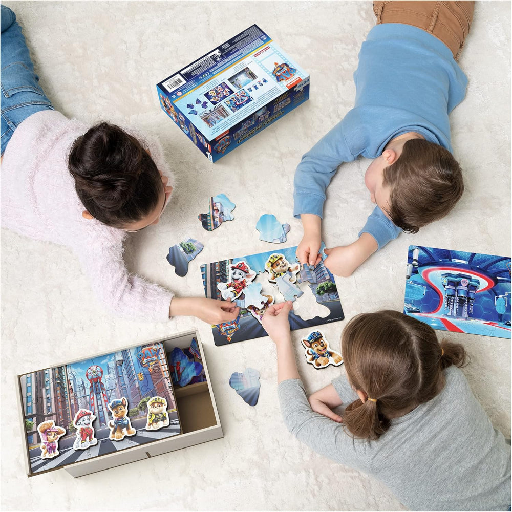 PAW Patrol Movie Wooden Puzzle 4-Pack