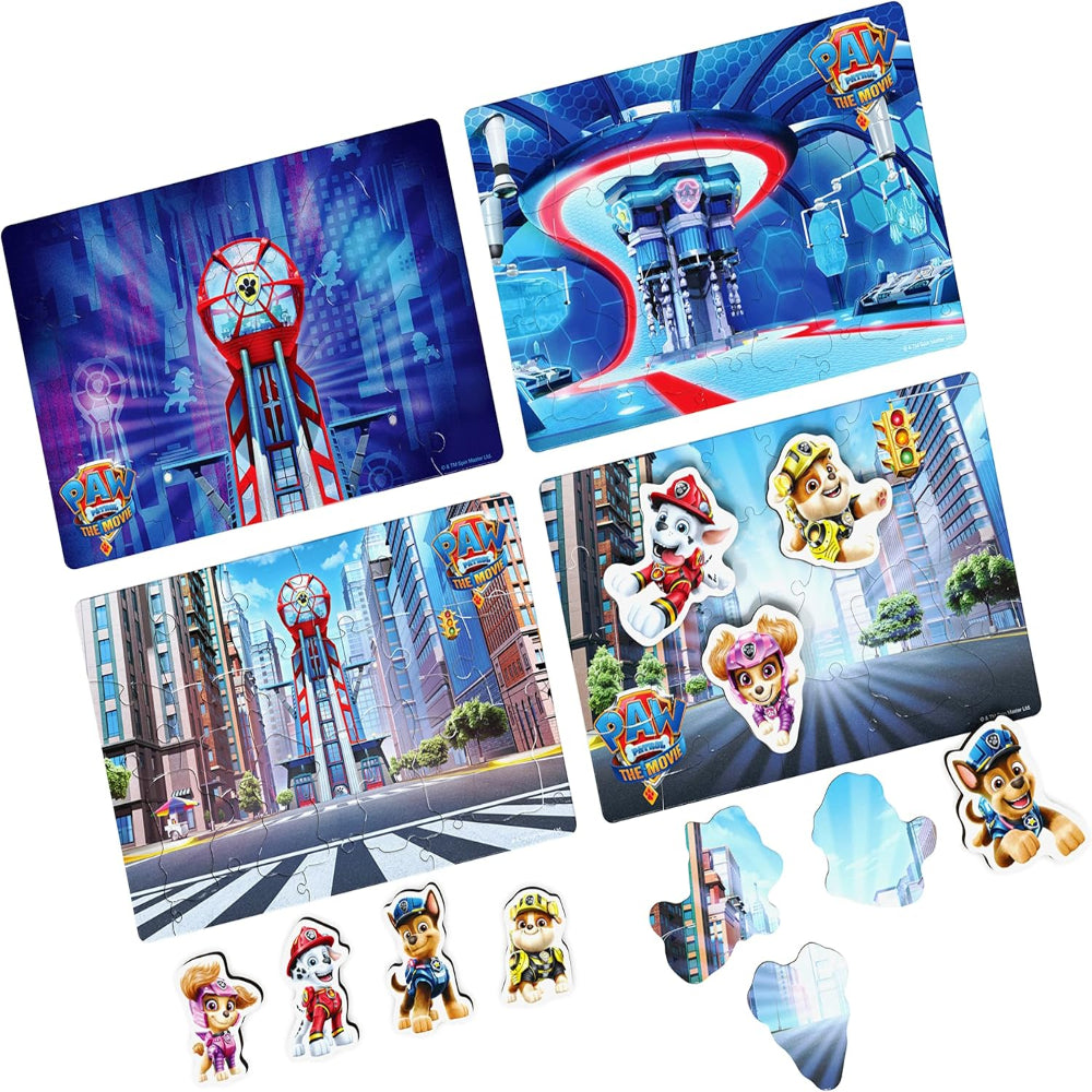 PAW Patrol Movie Wooden Puzzle 4-Pack