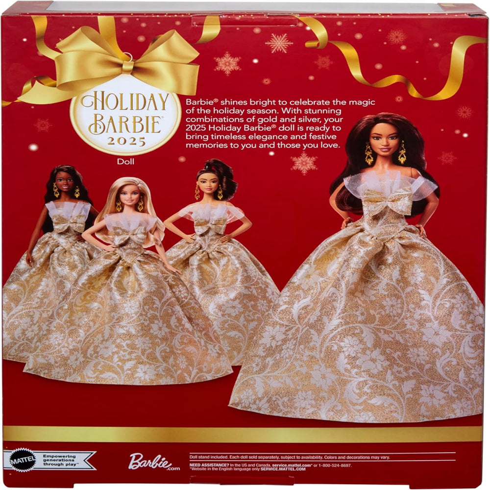 Barbie Signature 2025 Holiday Doll (Dark Hair)