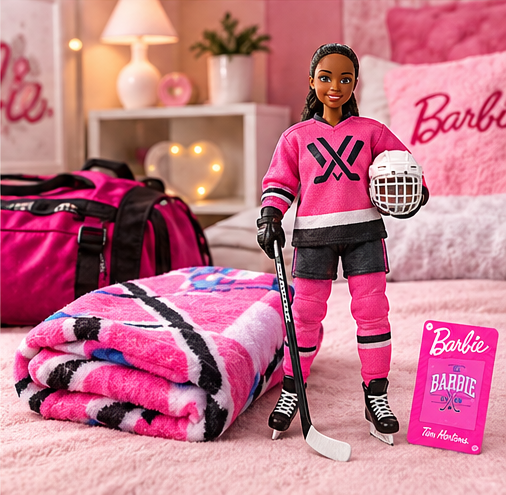 Barbie Tim Hortons PYHLL Doll and Blanket Giftset – Mattel