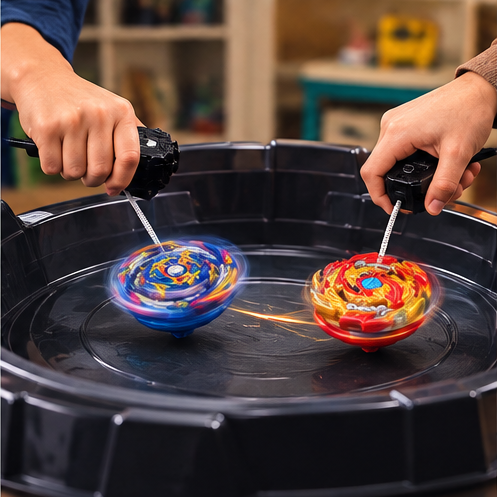 Beyblade Burst Rise Premium Collection – 4 Spinning Tops