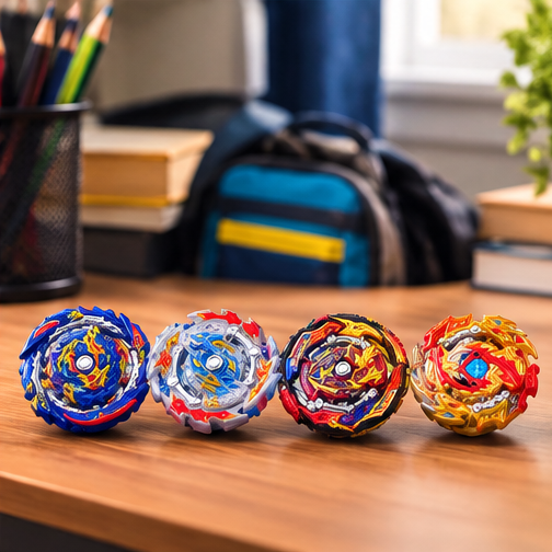 Beyblade Burst Rise Premium Collection – 4 Spinning Tops