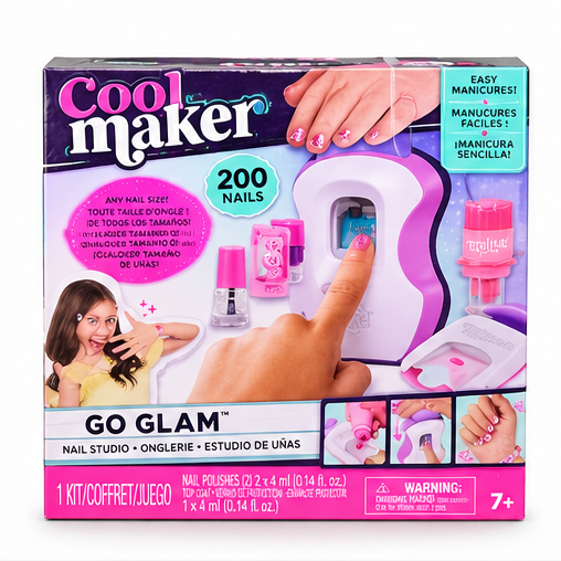 Cra-Z-Art Go Glam Nail Studio – Nail Art Maker Kit