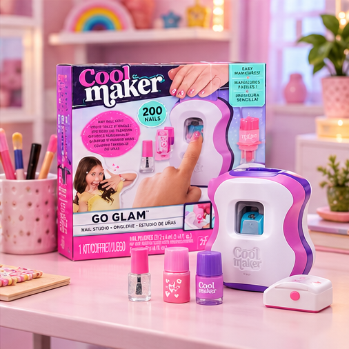 Cra-Z-Art Go Glam Nail Studio – Nail Art Maker Kit