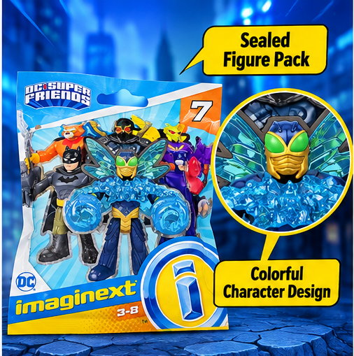 Imaginext DC Super Friends Blue Beetle Action Figure