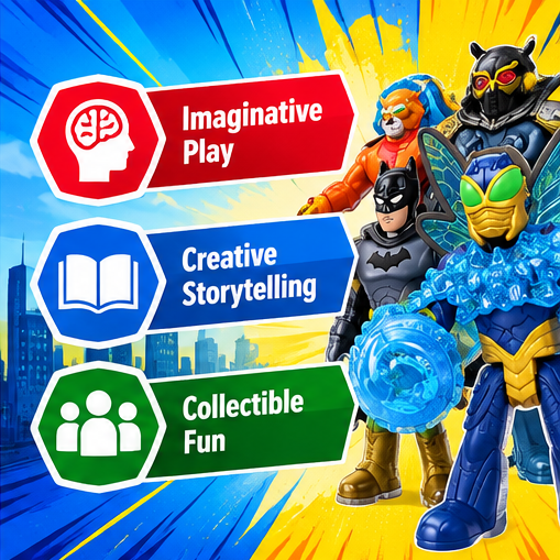 Imaginext DC Super Friends Blue Beetle Action Figure