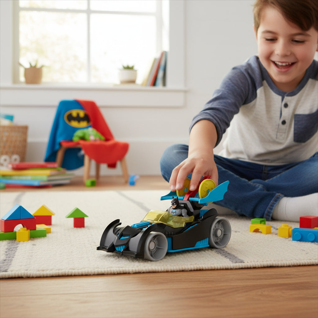 DC Batman Batcycle MagNext Super Speed Bike – 3-in-1 Building Toy