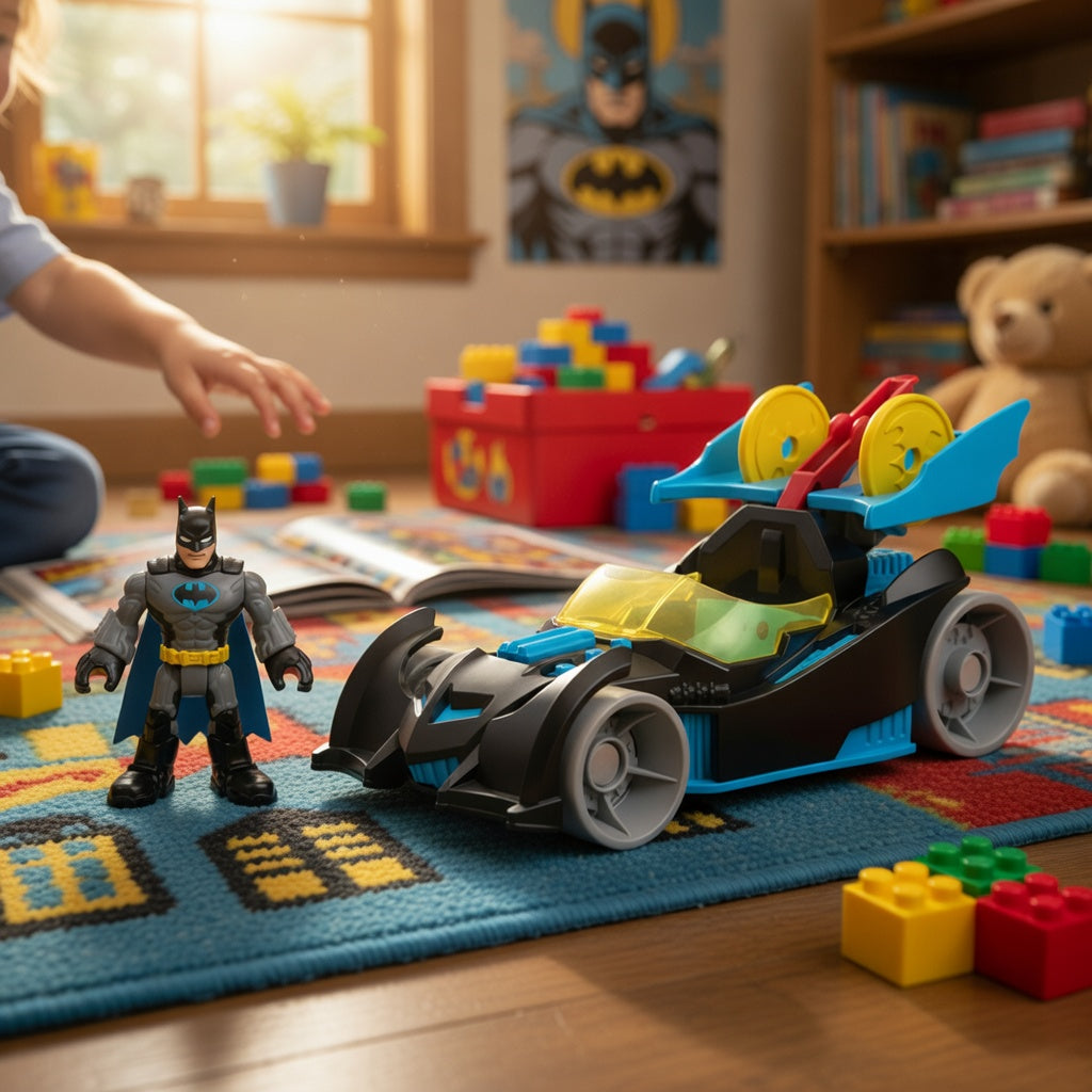 DC Batman Batcycle MagNext Super Speed Bike – 3-in-1 Building Toy