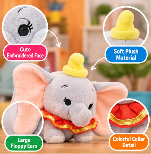 Disney Piglet Plush Soft Toy – Winnie the Pooh Collection