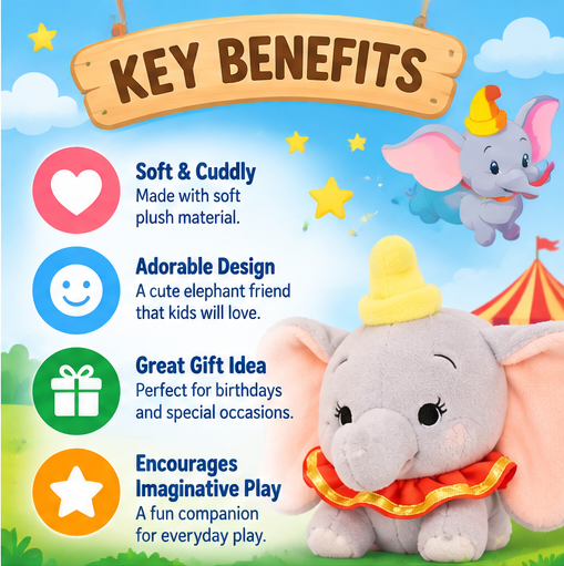Disney Piglet Plush Soft Toy – Winnie the Pooh Collection