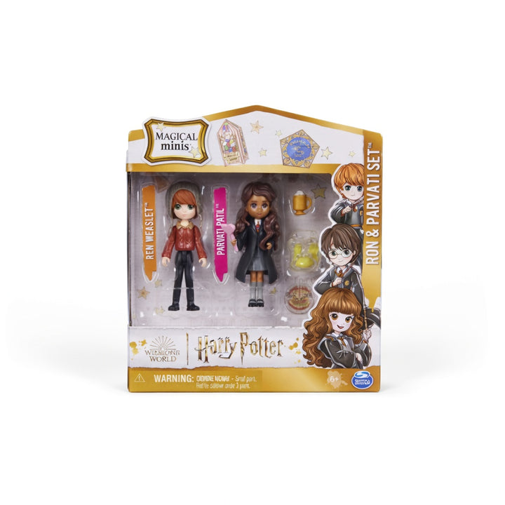Harry Potter Magical Minis Ron Weasley Parvati Patil Figure Set