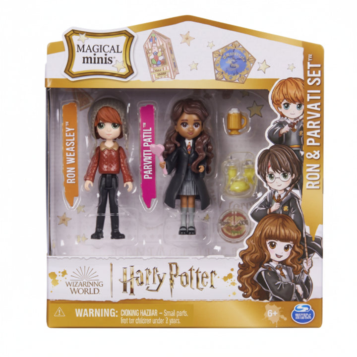 Harry Potter Magical Minis Ron Weasley Parvati Patil Figure Set