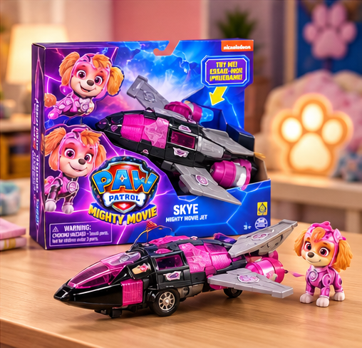 PAW Patrol Skye Mighty Movie Jet Toy