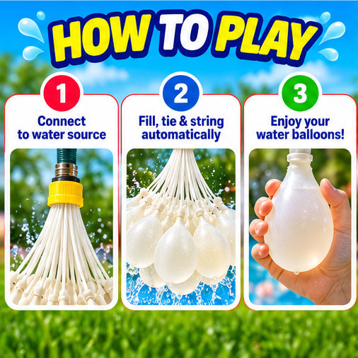 ZURU Bunch O Balloons Self-Sealing Party Balloons – White, 24 Count