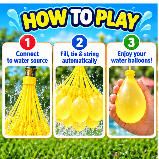 ZURU Bunch O Balloons Self-Sealing Party Balloons – Yellow, 24 Count