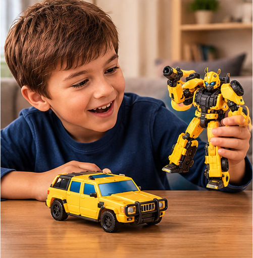Transformers Bumblebee Beast Alliance – Bumblebee Action Figure, Yellow Sports Car