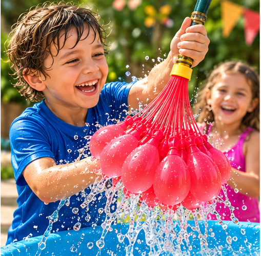 ZURU Bunch O Balloons Self-Sealing Party Balloons – Red, 24 Count