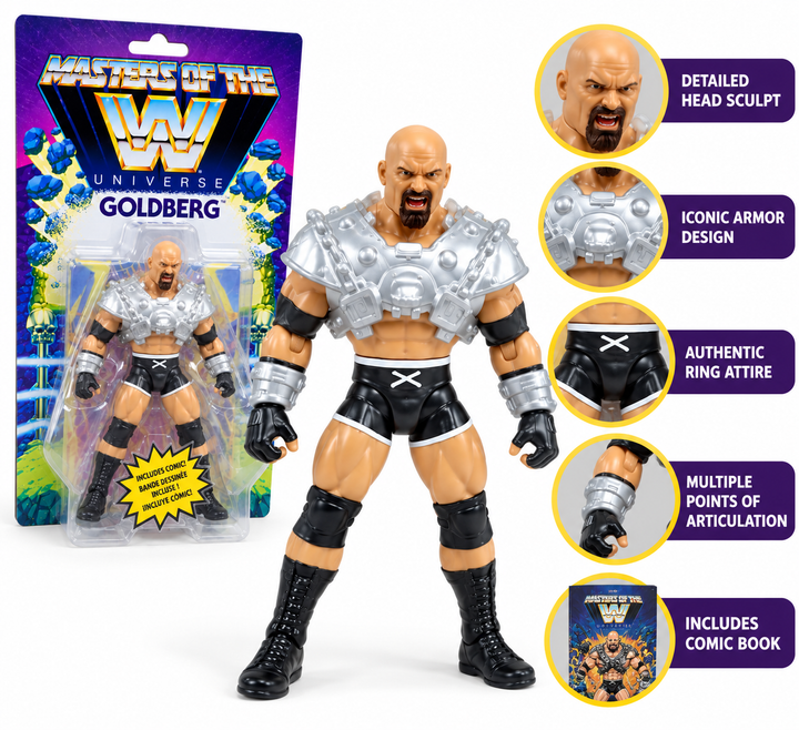 Masters of the WWE Universe Goldberg Action Figure
