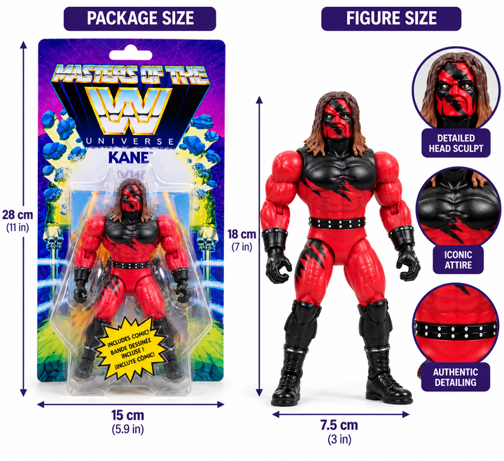 Masters of the WWE Universe Kane Action Figure