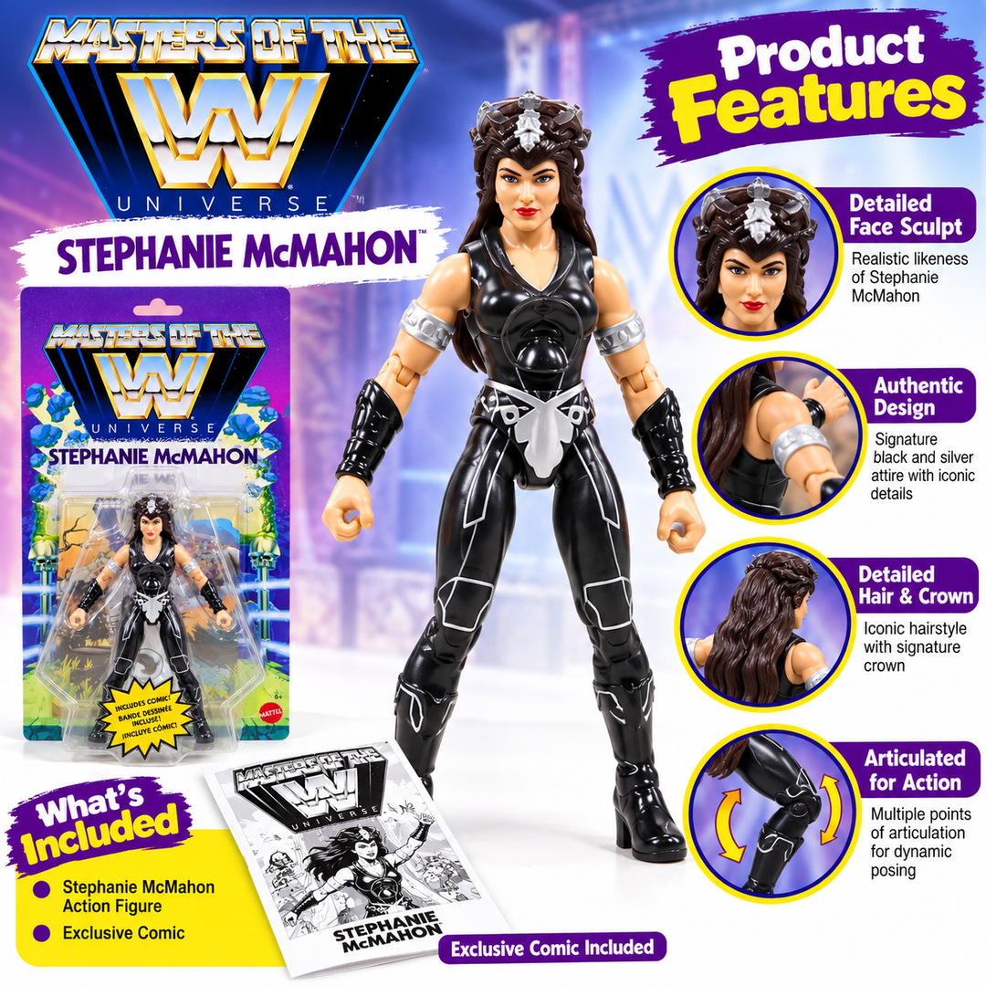 Masters of the WWE Universe Stephanie McMahon Action Figure